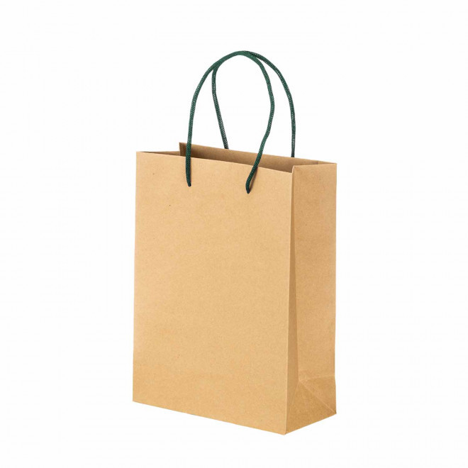 SAC CADEAU EN PAPIER  PERSONNALISABLE 'MOULAM' - vert