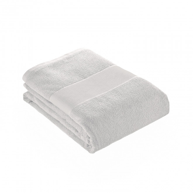 SERVIETTE EPONGE PERSONNALISEE 'LIBERON 50X100 BLANC' - blanc
