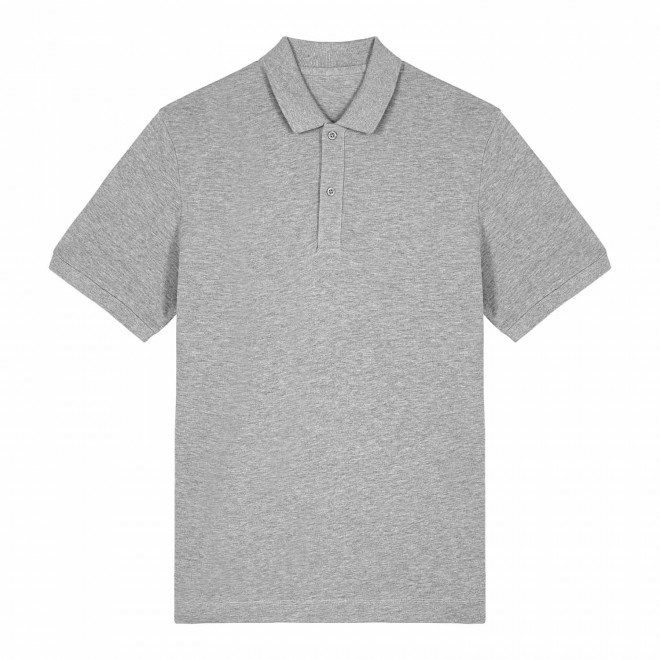 POLO MIXTE COULEUR PERSONNALISE 'PREPSTER 2.0' - gris chiné