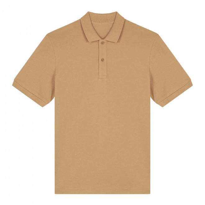 POLO MIXTE COULEUR PERSONNALISE 'PREPSTER 2.0' - camel
