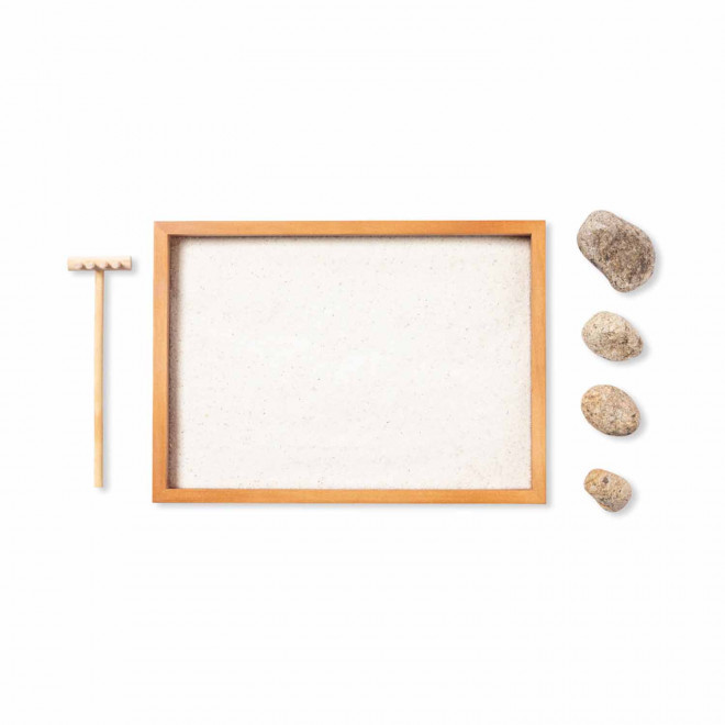 MINI JARDIN ZEN PERSONNALISE 'ALINA' - bois