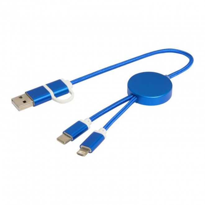 RAPIDE 4J - CABLE PERSONNALISE 'ONTARIA COURT ALU RCS' - bleu royal