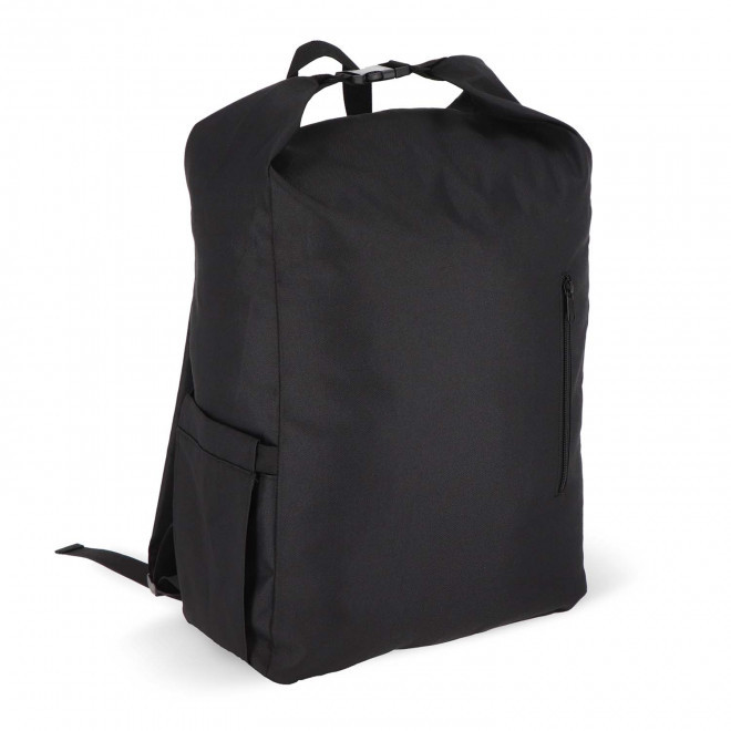 SAC A DOS BOUCLE RPET PERSONNALISABLE 'MIKUS' - noir