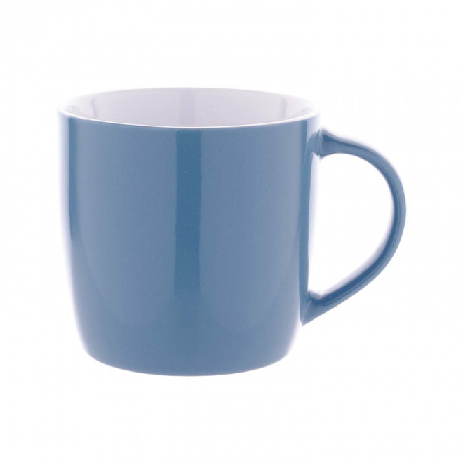 MUG CERAMIQUE 370ML PERSONNALISABLE 'MERAG' - bleu clair