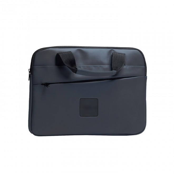 POCHETTE ORDINATEUR PERSONNALISABLE EN PU 'SIMON' - noir