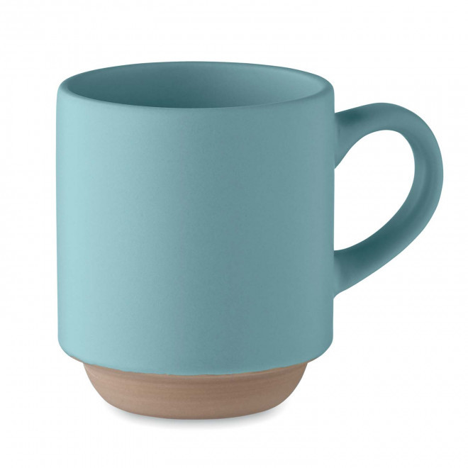 TASSE CERAMIQUE 170 ML PERSONNALISABLE 'BALOW' - bleu clair