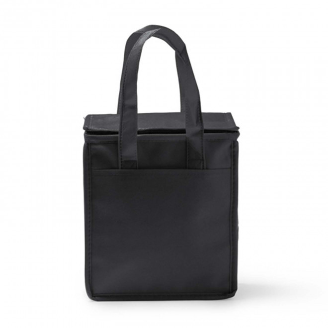 SAC ISOTHERME NON TISSE PERSONNALISABLE 'MALIKTA' - noir