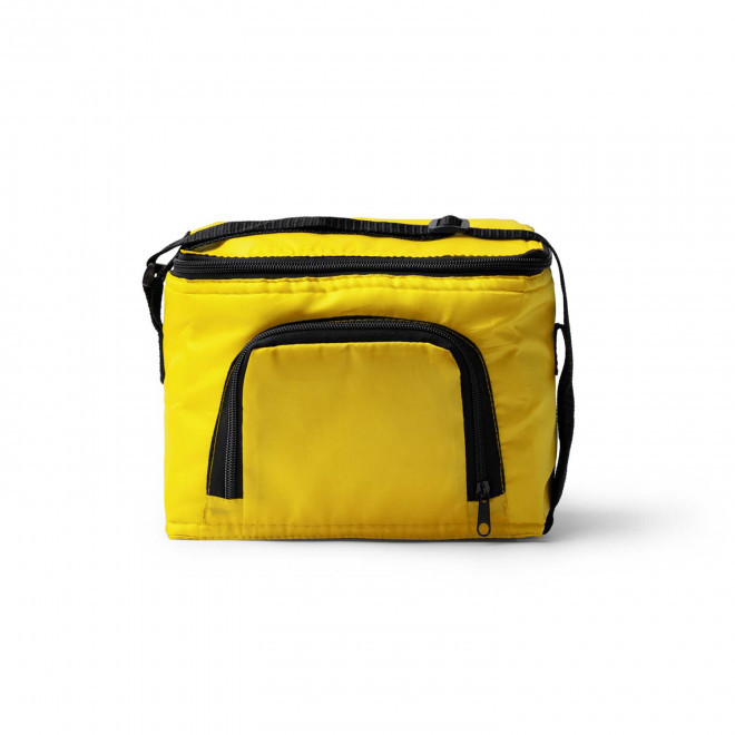 SAC ISOTHERME RPET POCHE PERSONNALISABLE 'COLDA POCHE' - jaune