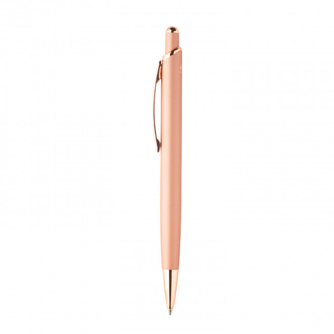 STYLO PERSONNALISABLE EN ALUMINIUM RECYCLE 'QUEEN' - rose