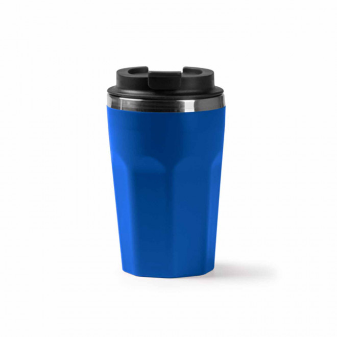 MUG ISOTHERME 400ML PERSONNALISABLE 'DODMAC' - bleu