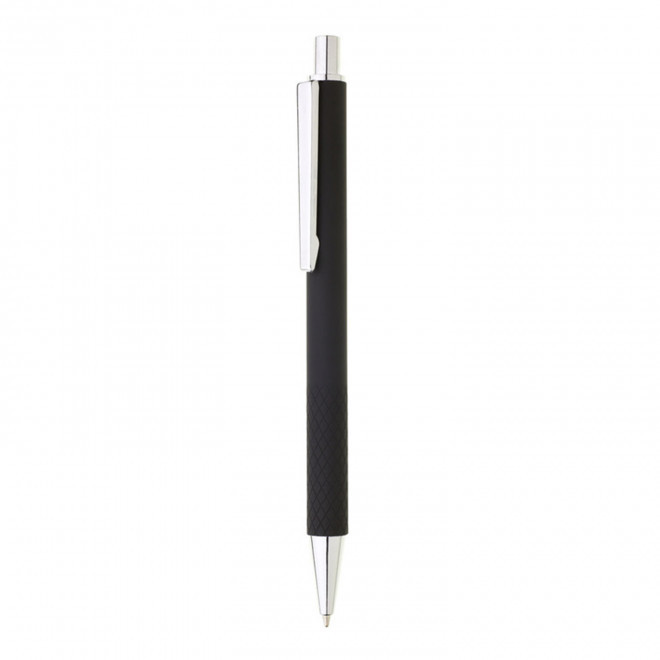 STYLO AVEC TOUCHER SOFT PERSONNALISE 'PEACHY'  - noir