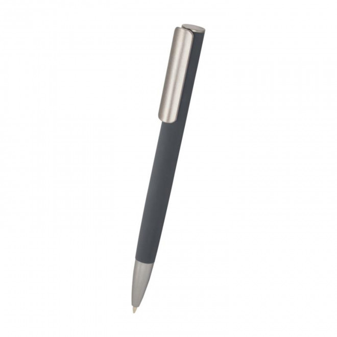 STYLO PERSONNALISE EN ALUMINIUM RECYCLE 'RENON'  - gris