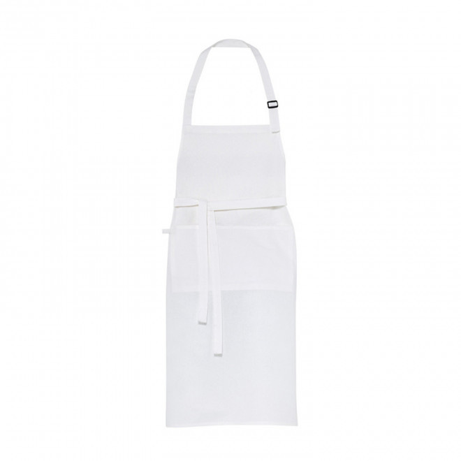 TABLIER LONG PERSONNALISABLE 'TIMEO 150' - blanc
