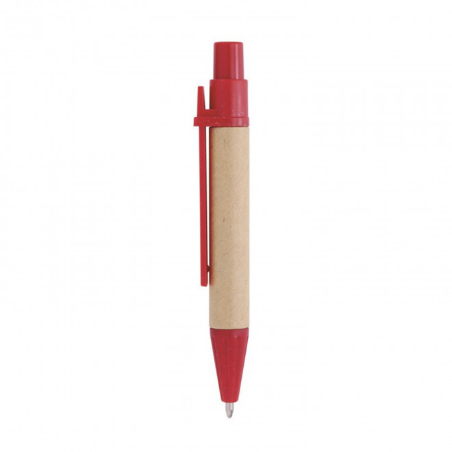 STYLO CARTON RECYCLE PERSONNALISE 'MINI STYLECO' - rouge