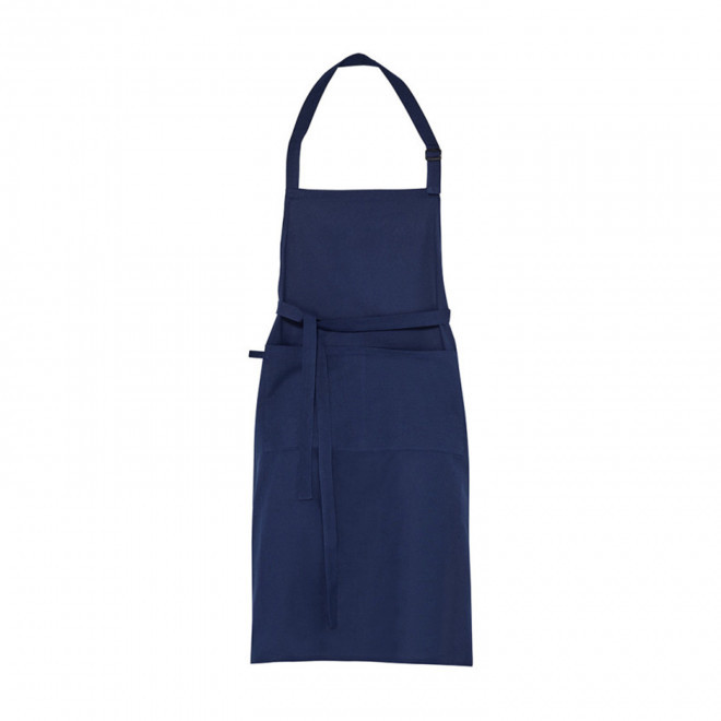 TABLIER LONG PERSONNALISABLE 'TIMEO 150' - bleu marine