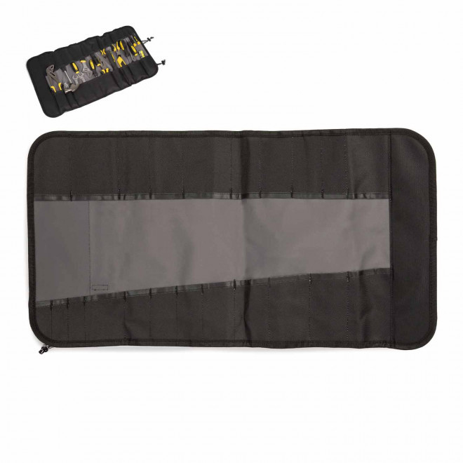 SAC A OUTILS PERSONNALISABLE 'RANGIT ROULEAU' - noir/gris