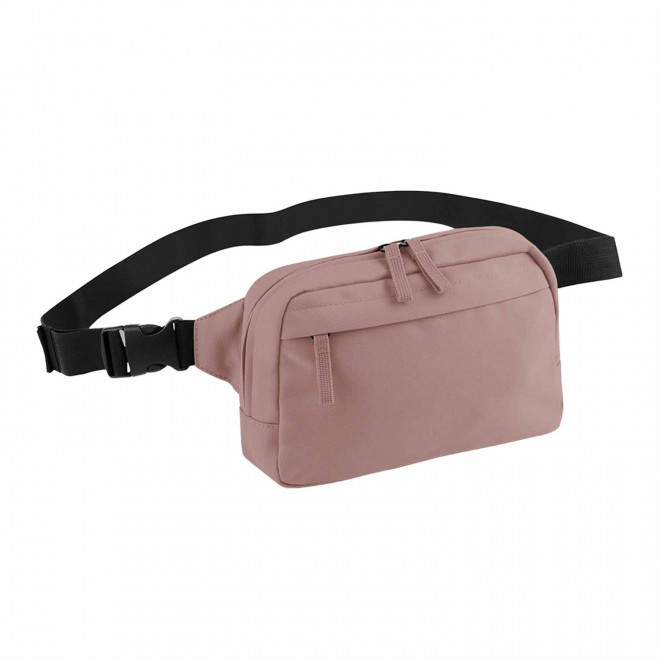 SAC BANANE CROSSBODY RPET PERSONNALISABLE 'CROSBO' - rose