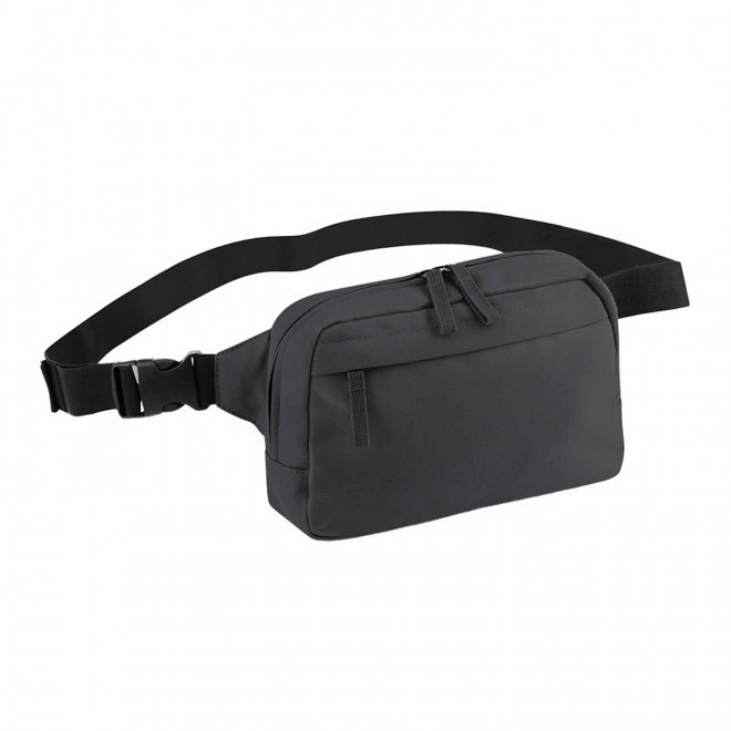 SAC BANANE CROSSBODY RPET PERSONNALISABLE 'CROSBO' - anthracite