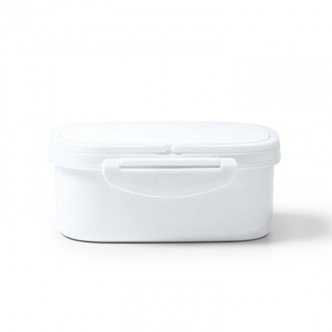LUNCH BOX AVEC POIGNEES 1L PERSONNALISABLE 'PICNU' - blanc