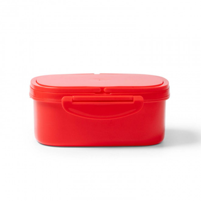LUNCH BOX AVEC POIGNEES 1L PERSONNALISABLE 'PICNU' - rouge
