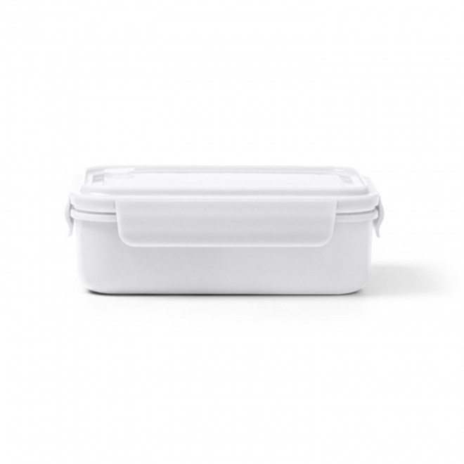 LUNCH BOX COMPARTIMENTE 1.3L PERSONNALISEE 'NOUZ' - blanc