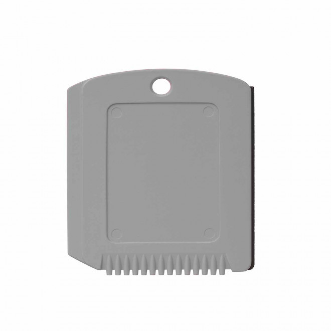 GRATTOIR PARE-BRISE PERSONNALISABLE 'ALPHA RPET' - gris