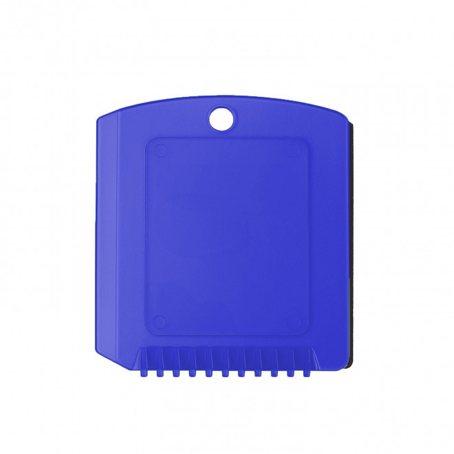 GRATTOIR PARE-BRISE PERSONNALISABLE 'ALPHA' - bleu transparent