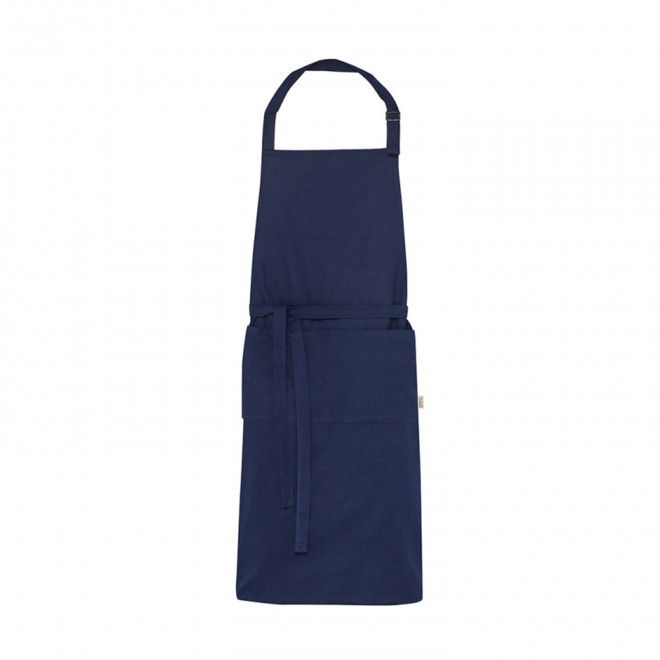 TABLIER LONG PERSONNALISABLE 'TYLER 180' - bleu marine