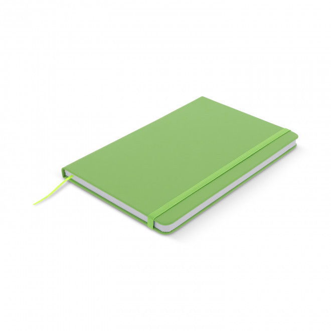 CARNET A5 PUBLICITAIRE EN PU 'DOTTED' - vert clair