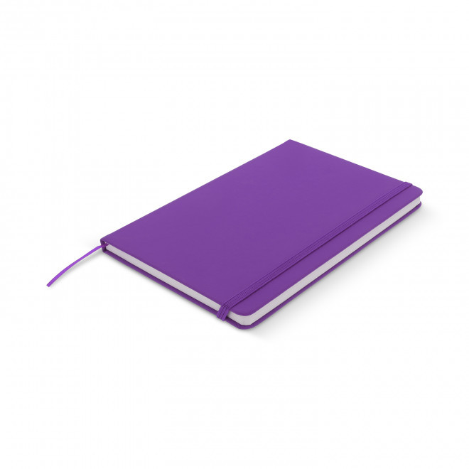 CARNET A5 PUBLICITAIRE EN PU 'DOTTED' - violet