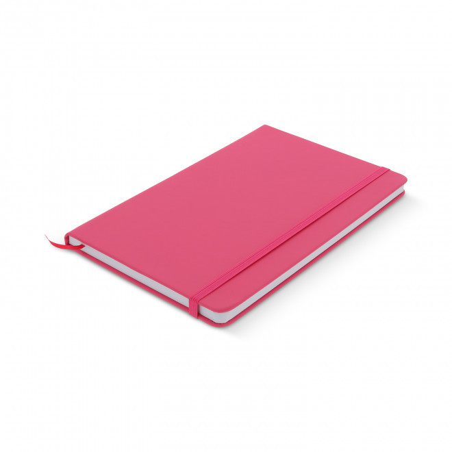 CARNET A5 PUBLICITAIRE EN PU 'DOTTED' - rose