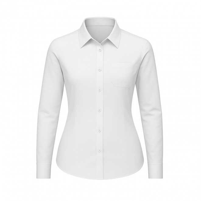 CHEMISE PERSONNALISABLE FEMME MADE IN FRANCE 'ARENDT' - blanc