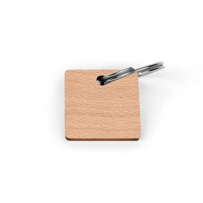 PORTE CLES ENGAGE EN BOIS PERSONNALISABLE 'SESAME' - bois