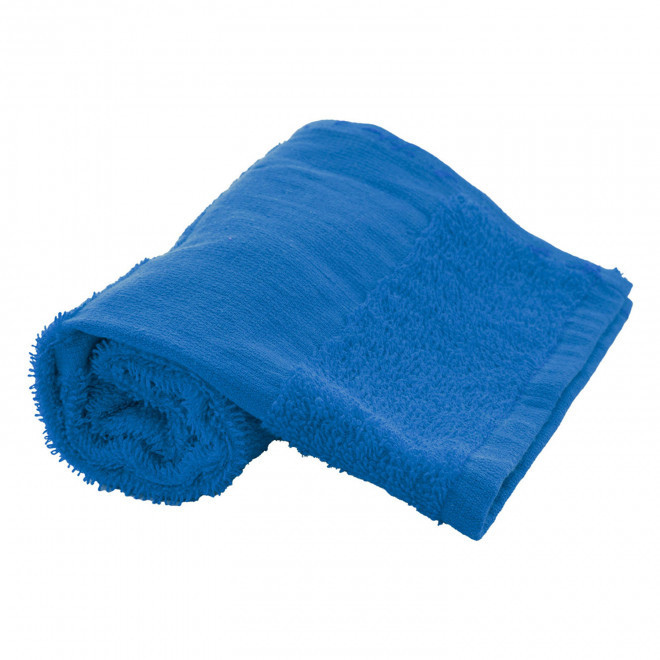 SERVIETTE EPONGE PERSONNALISABLE 'LIBERON 30X50' - bleu royal