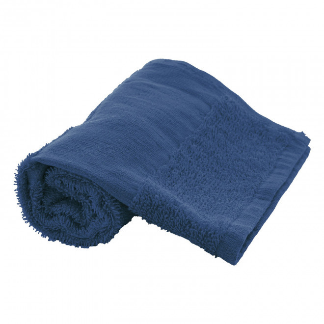 SERVIETTE EPONGE PERSONNALISABLE 'LIBERON 30X50' - bleu marine