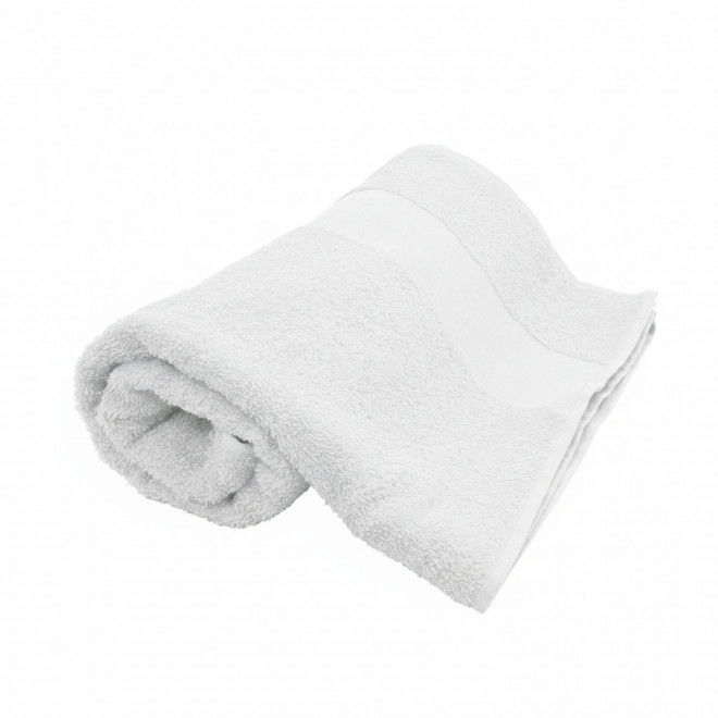SERVIETTE EPONGE PERSONNALISEE 'LIBERON 70X140' - blanc