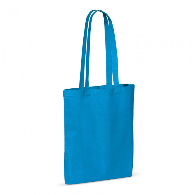 SAC SHOPPING COTON 140 GR/M2 PERSONNALISABLE 'ANTONIO 140' - bleu clair