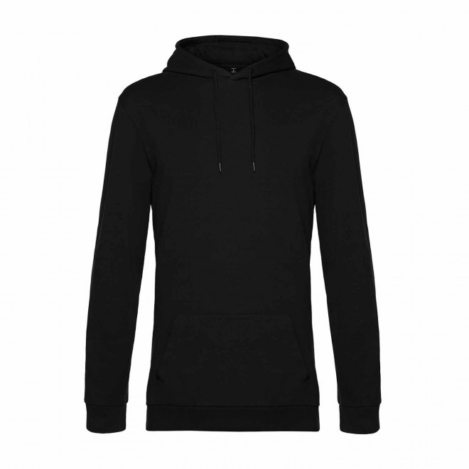 SWEAT CAPUCHE MIXTE PERSONNALISABLE 'TERRY' - noir