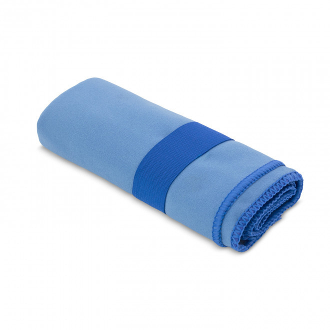 SERVIETTE PUBLICITAIRE MICROFIBRE 'MELLOW 40X90' - bleu royal