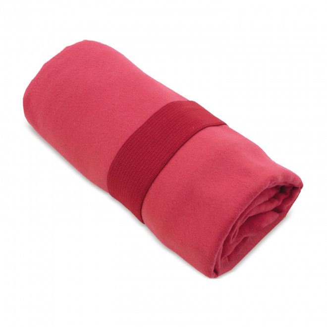 SERVIETTE PUBLICITAIRE MICROFIBRE 'MELLOW 40X90' - rouge