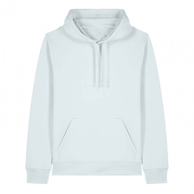 SWEAT-SHIRT CAPUCHE MIXTE PERSONNALISE 'DRUMMER 2.0' - bleu pastel