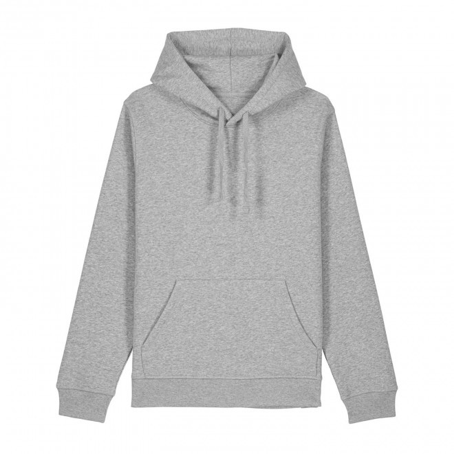 SWEAT-SHIRT CAPUCHE MIXTE PERSONNALISE 'DRUMMER 2.0' - gris chiné