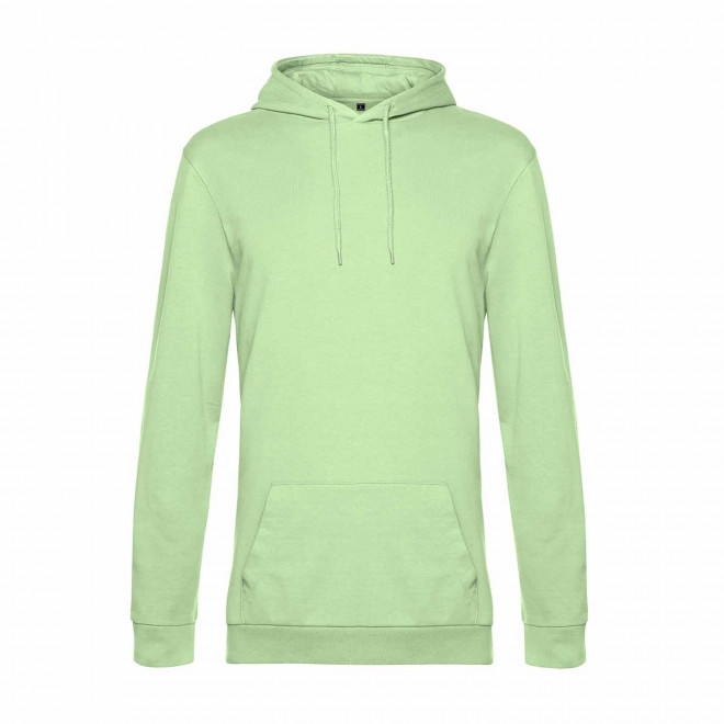 SWEAT CAPUCHE MIXTE PERSONNALISABLE 'TERRY' - vert clair