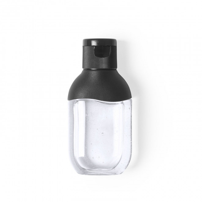 GEL NETTOYANT MAIN PERSONNALISABLE 'VIXA' - noir