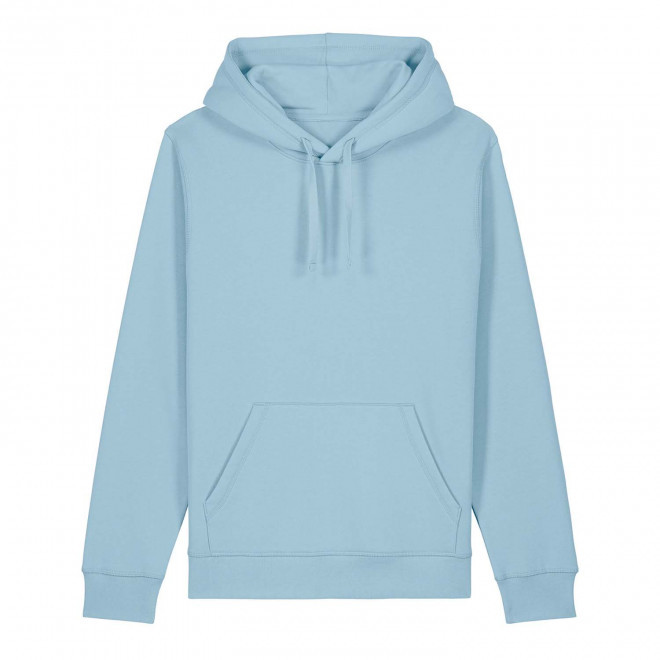SWEAT-SHIRT CAPUCHE MIXTE PERSONNALISE 'DRUMMER 2.0' - bleu ciel