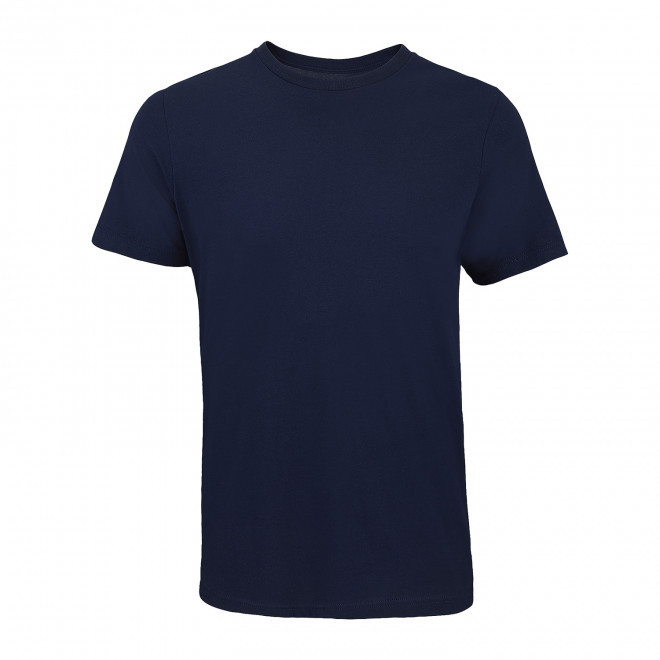 TEE-SHIRT MIXTE COULEUR PERSONNALISABLE 'TUNER' - bleu marine