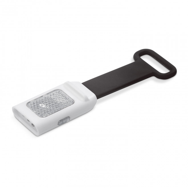 LAMPE PLIABLE POUR VELO PERSONNALISABLE 'LUZI' - noir