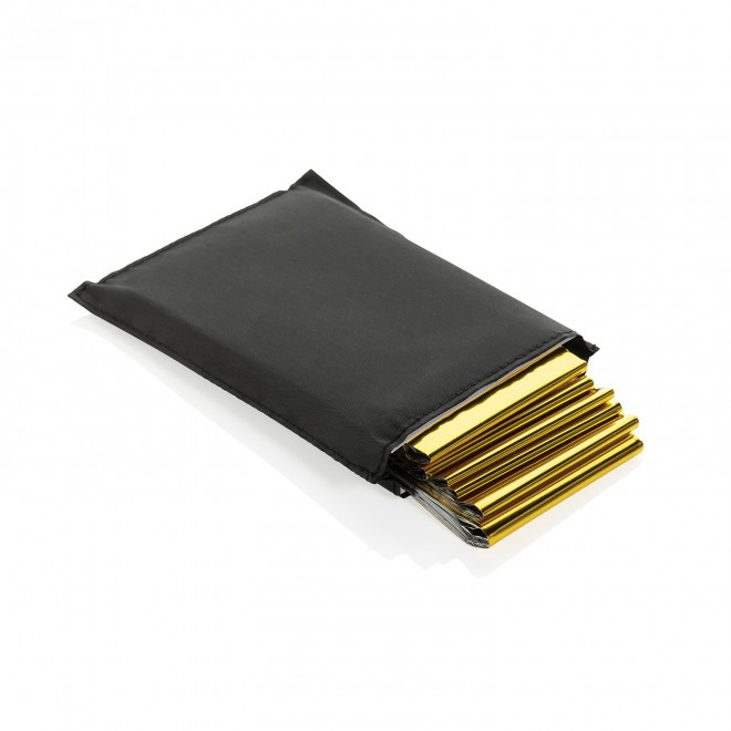 COUVERTURE DE SECOURS PERSONNALISEE 'SOLRO RCS' - noir