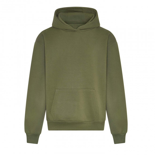 SWEAT-SHIRT MIXTE PERSONNALISE 'CORDOLESS' - vert kaki