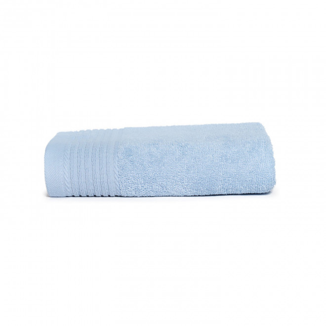 SERVIETTE PUBLICITAIRE COTON 'PUREL 50X100' - bleu clair
